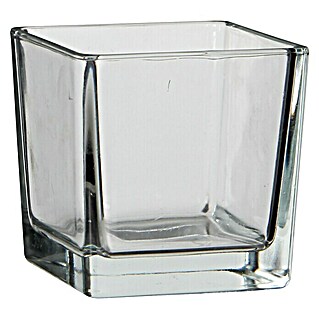 Staklena vaza (D x Š x V: 10 x 10 x 10 cm, Prozirno)