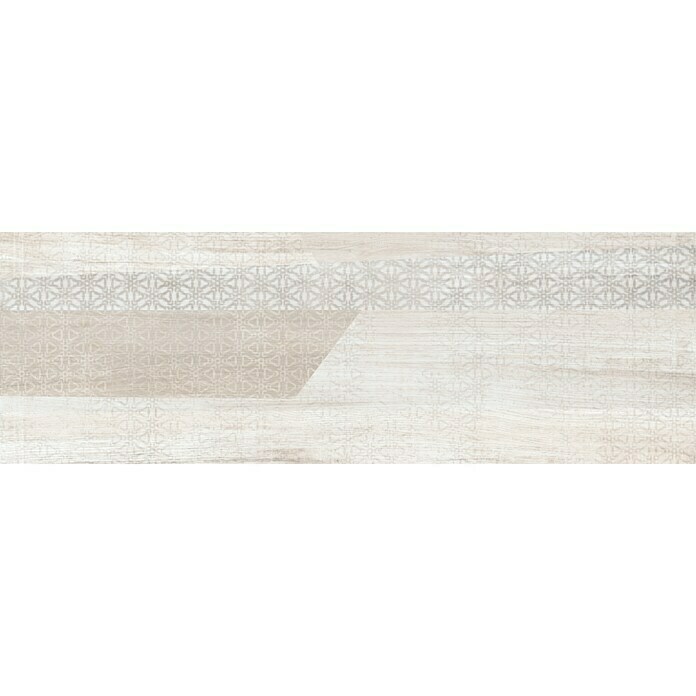 Revestimiento cerámico Jungle Wall Decor (20 x 60 cm, Beige/Marrón/Blanco, Mate, Estilo madera)