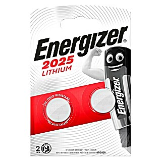 Energizer Knopfzelle (CR2025, 3 V, 2 Stk.)
