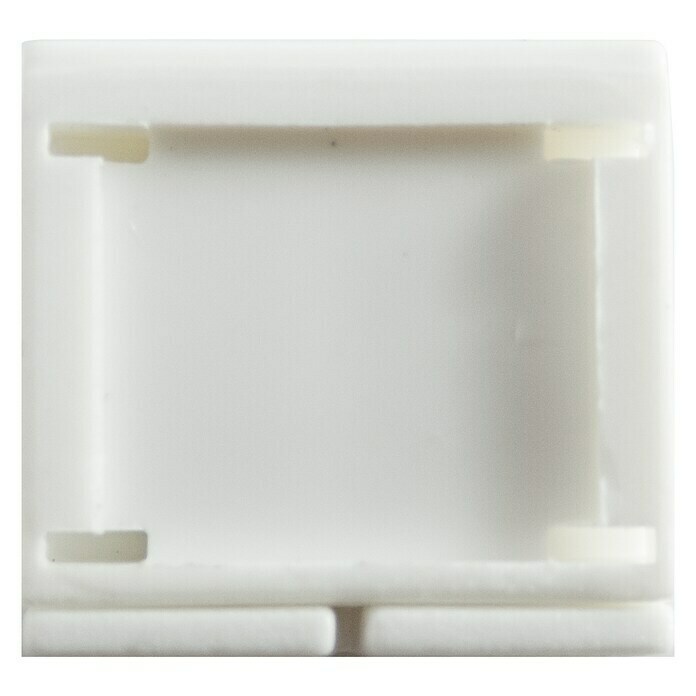 Alverlamp Conector para tiras LED (L x An: 1,55 x 1,45 cm, PVC, Blanco)