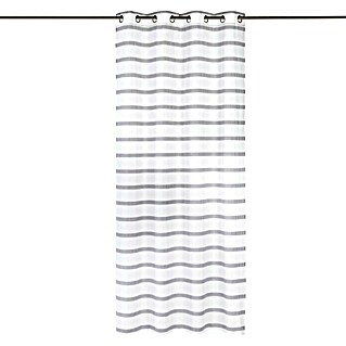 Elbersdrucke Ösenschal Ida (140 x 255 cm, 100 % Polyester, Weiß/Grau)