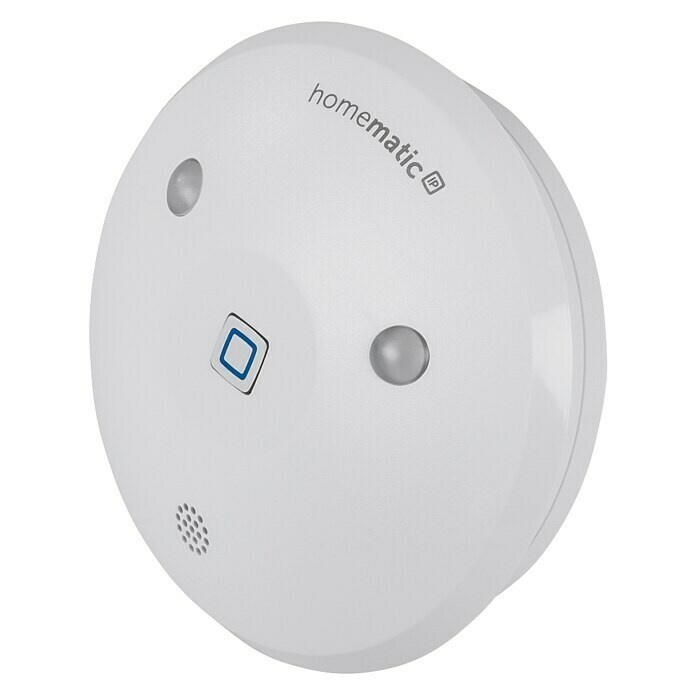 Homematic IP Alarmsirene (Batteriebetrieben, Alarmsignal: 90 dB, Ø x H: 12,4 x 4,5 cm)