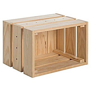 Astigarraga Home Box Caja de madera (L x An x Al: 28 x 38,4 x 25,6 cm, Madera de pino)