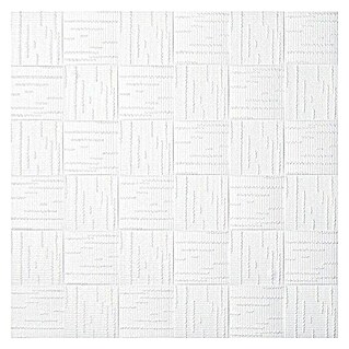 Deckenplatte Iris (50 x 50 cm, Weiß, 2 m², Polystyrol)