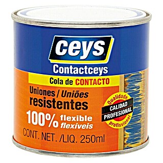 Ceys Adhesivo de contacto (250 ml, Amarillo)