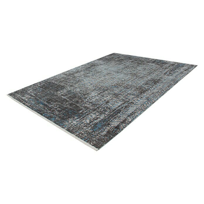 Kayoom Kurzflorteppich Antigua (Grau, 290 x 200 cm, 100 % Polyester)