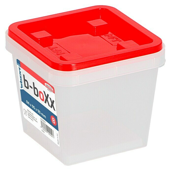 Wisent b-boXx Aufbewahrungsbox (L x B x H: 90 x 90 x 84 mm)