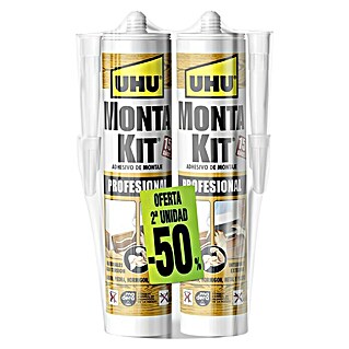 UHU Adhesivo para montaje Monta Kit Profesional (2 x 350 g)