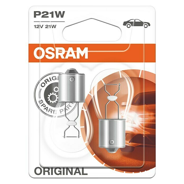 OSRAM Bremsleuchte Bremslicht Schlusslicht Glühlampe Glühbirne // P21W // BA15s