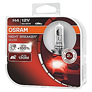 Osram Halogeenkoplamp Night Breaker Silver H4 (ECE-categorie: H4, 2 st.)