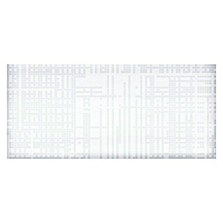 Wandfliese Glow Squares (25 x 55 cm, Weiß, Glänzend)