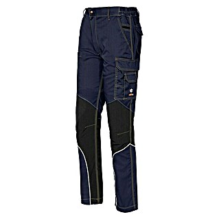 Industrial Starter Pantalones de trabajo Stretch Extreme (65% poliéster/32% algodón/3% spandex, Azul, M)