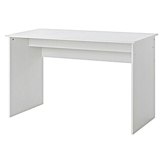 Wilmes Schreibtisch (L x B x H: 125 x 60 x 75,5 cm, Weiß)