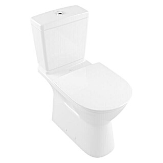 Villeroy & Boch ViCare Stand-WC für Kombination (Spülrandlos, Mit schmutzabweisender Glasur, Spülform: Tief, WC Abgang: Waagerecht, Weiß)