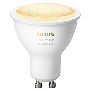 Philips Hue LED-Leuchtmittel White Ambiance (5 W, Bedienung von unterwegs, Dimmbar, 1 Stk.)
