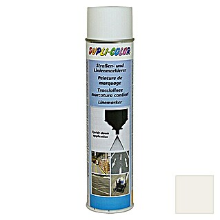Dupli-Color Markeerspray Straat / Lijnen Wit (Wit, Sneldrogend, 600 ml)