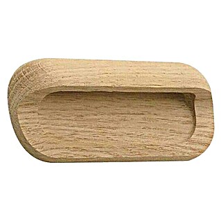 Möbelgriff (L x B x H: 130 x 14 x 28 mm, Holz, Lackiert)