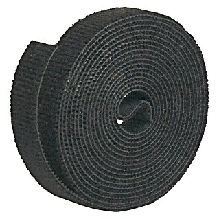 Label The Cable Klettband Roll Strap (Schwarz, 3 m x 16 mm x 2 mm)