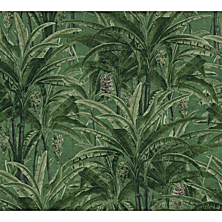 AS Creation Greenery Vliestapete Farn (Grün, Floral, 10,05 x 0,53 m)
