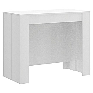 Mesa de comedor Kiona (L x An x Al: 90 x 239 x 77 cm, Blanco)