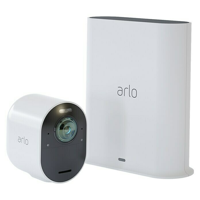 Arlo Ultra Überwachungskamera-Set (4K Ultra HD/HDR, Erfassungswinkel: 180°, Mit 1 Kamera)