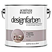 Schöner Wohnen Wandfarbe Designfarbe (Elegantes Puderrosa, 2,5 l, Feinmatt)