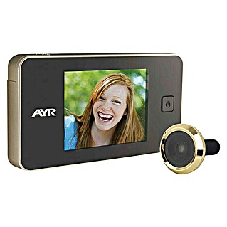 AYR Face Mirilla digital 752 (Grosor de puerta: 38 mm - 110 mm, Tipo de pantalla: 3.2” TFT, Latón)