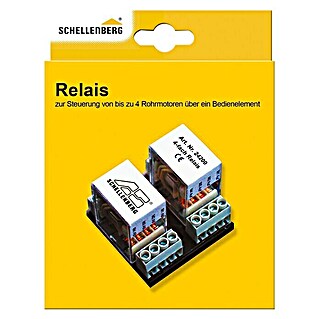 Schellenberg Zentralisierungsrelais (42 x 55 x 50 mm, Geeignet für: Bis zu 4 Rohrmotoren)