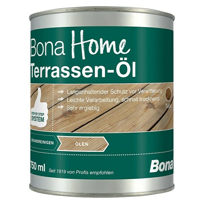 Bona Home Terrassen-Öl (Teak, 750 ml)