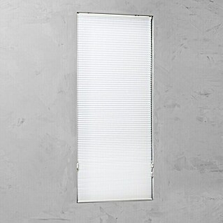 Plissee Tageslicht (B x H: 90 x 240 cm, Weiß, Tageslicht)
