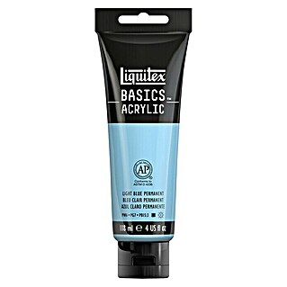 Liquitex Basics Acrylverf (Light Blue Permanent, 118 ml, Tube)