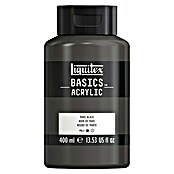 Liquitex Basics Acrylfarbe (Marsschwarz, 400 ml, Flasche)