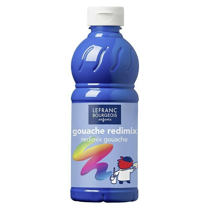 Lefranc & Bourgeois Plakkaatverf (Primair blauw, 500 ml)