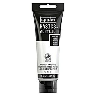 Liquitex Basics Acrylverf (Transparent Mixing White, 118 ml, Tube)