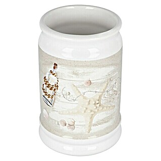 Venus Sealife Kupaonska čaša (Keramika, Bež-bijele boje)