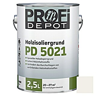 Profi Depot PD Holzisoliergrund PD 5021 (Weiß, 2,5 l)