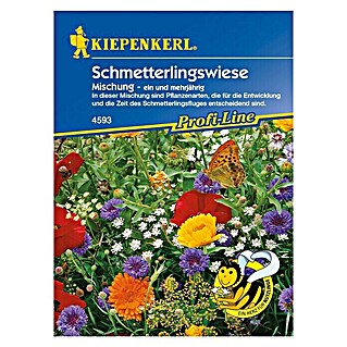 Kiepenkerl Profi-Line Blumensamenmischung Schmetterlingswiese (Verschiedene Sorten, Blütezeit: Juni - September, 5 m² - 8 m²)