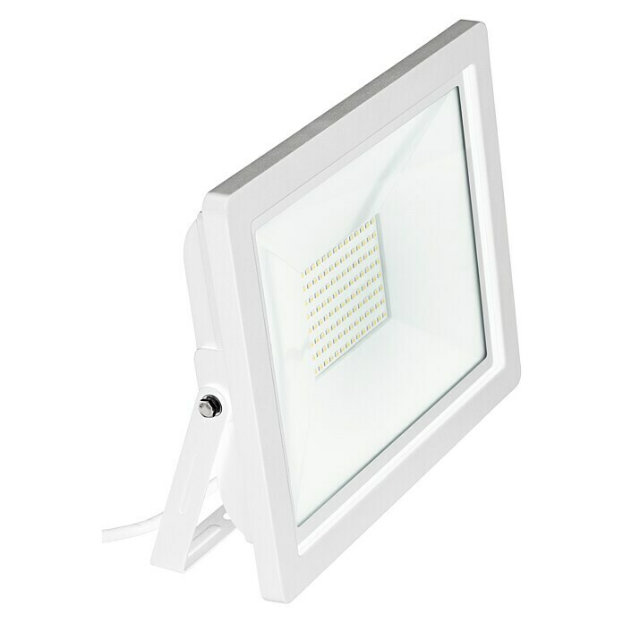 Eglo LED-Außenstrahler (27,5 x 23 x 5 cm, Weiß, Glas) -