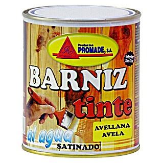Barniz para madera Tinte al Agua (Avellana, Satinado, 750 ml)