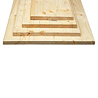 Masivna drvena lijepljena ploča (Smreka, D x Š x D: 120 x 30 x 1,8 cm)
