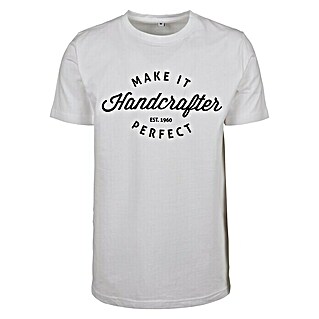 T-Shirt Handcrafter (Weiß, M)