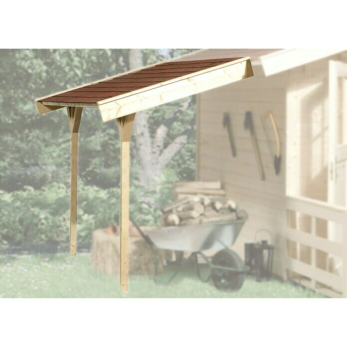Weka Seitendach-Set (Passend für: Weka Gartenhaus ab T: 300 cm)