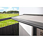 Sunfun Pergolamarkise (3 x 4 x 2,1 m, Anthrazit Metallic, Farbe Dach: Grau)