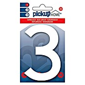 Pickup 3D Home Número (Altura: 10 cm, Plástico, Motivo: 3)