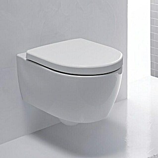 Geberit iCon Wand-WC xs (Spülrandlos, Mit schmutzabweisender Glasur, Spülform: Tief, WC Abgang: Waagerecht, Weiß)