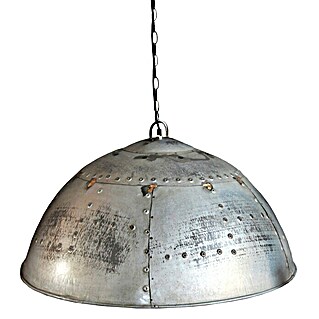 Tween Light Lámpara colgante redonda Fasano (25 W, Ø x Al: 60 x 133 cm, Plateado, E27)