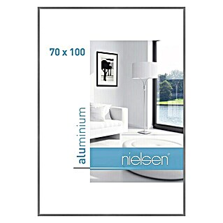Nielsen Bilderrahmen C2 (Grau, 100 x 70 cm, Aluminium)