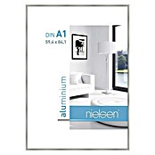 Nielsen Bilderrahmen Classic (Silber, 59,4 x 84,1 cm / DIN A1, Aluminium)