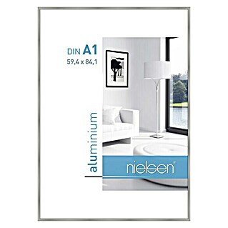 Nielsen Bilderrahmen Classic (Silber, 59,4 x 84,1 cm / DIN A1, Aluminium)