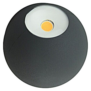 Starlux LED-Außenwandleuchte Two-Eye (6 W, 10 x 9 x 10,5 cm, Schwarz, IP54)